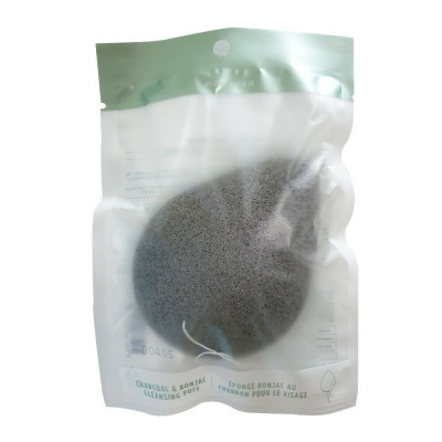 The Face Shop Спонж-конняку с древесным углем для умывания лица Daily Beauty Tools Charcoal And Konjac Cleansing Puff