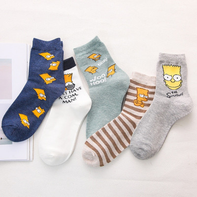 Хлопковые корейские носки "Snow White Animal" Color Socks "Snow White Animal"