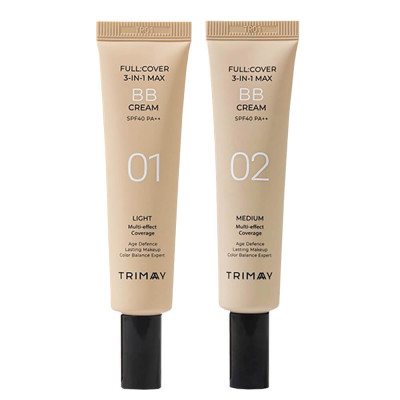 Лёгкий BB-крем Trimay Full Cover 3-in-1 Max BB Cream SPF40 PA++ 30 МЛ