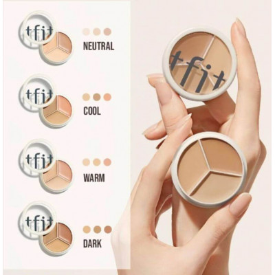 Палетка консилеров для лица TFIT Cover Up Pro Concealer 