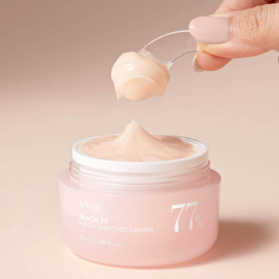 Крем-пудинг с ниацинамидом и экстрактом персика Anua Peach 77 Niacin Enriched Cream 50 мл