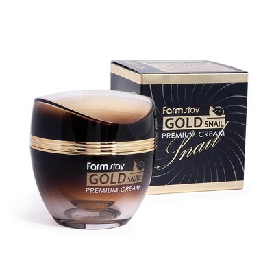 Крем с экстрактом золота и улиточным муцином FarmStay Gold Snail Premium Cream 50 мл