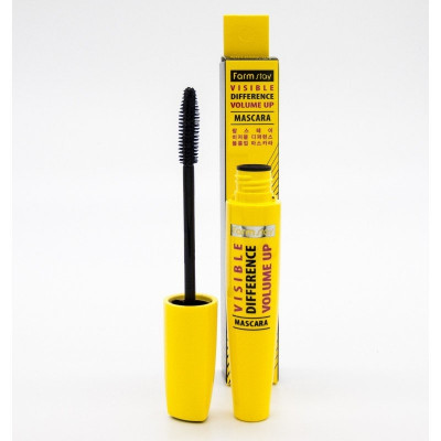 Суперобъемная стойкая тушь для ресниц FarmStay Visible Difference Volume Up Mascara 