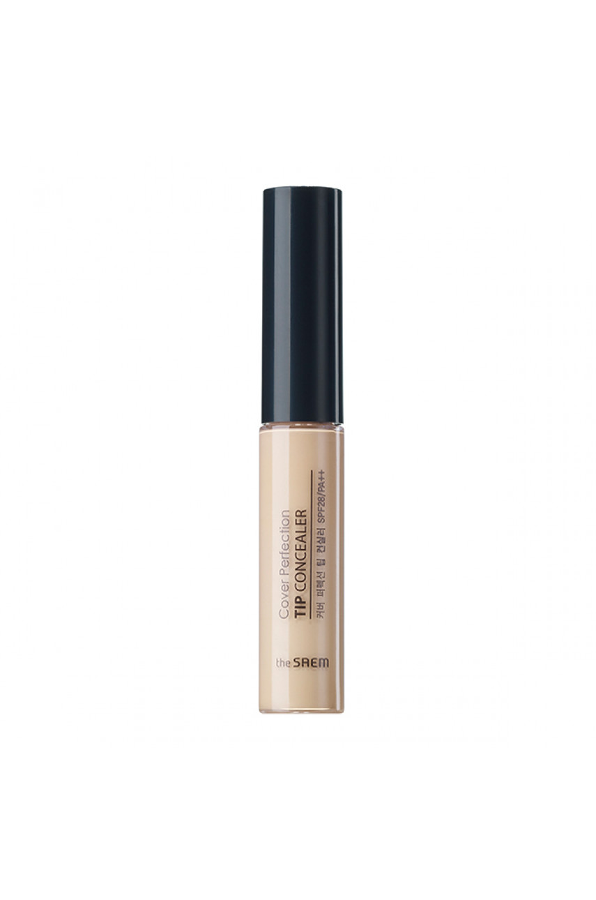 Консилер для маскировки несовершенств The Saem Cover Perfection Tip Concealer (№1.5 Natural Beige) Консилер для маскировки несовершенств The Saem Cover Perfection Tip Concealer (№1.5 Natural Beige)