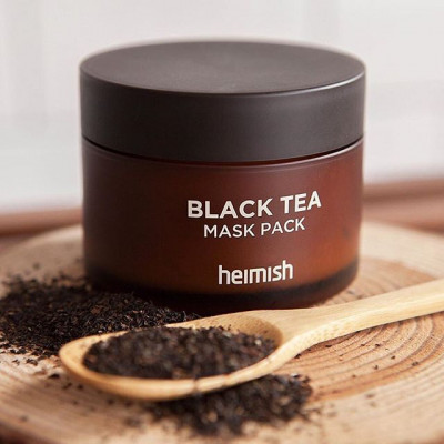 Маска против отеков с экстрактом черного чая Heimish Black Tea Mask Pack 110 мл