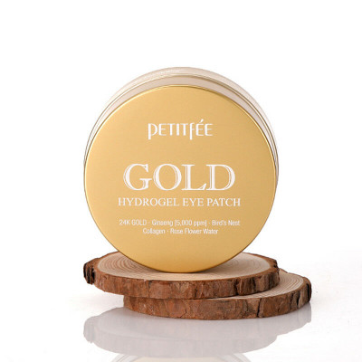 Гидрогелевые патчи +5 золотой комплекс Petitfee Gold hydrogel eye patch +5 golden complex