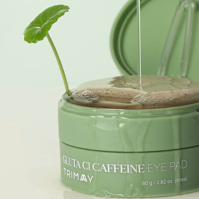 Увлажняющие и осветляющие пэды для кожи вокруг глаз Trimay Gluta CI Caffeine Eye Pad 60 шт