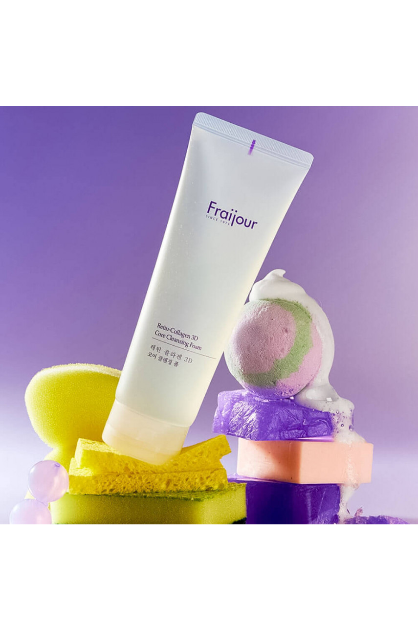 Увлажняющая пенка для умывания с коллагеном Fraijour Retin-Collagen 3D Core Cleansing Foam 250 мл