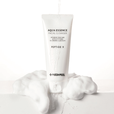 ПЕНКА С КОМПЛЕКСОМ ПЕПТИДОВ MEDIPEEL⁺ PEPTIDE 9 AQUA ESSENCE FACIAL CLEANSER (150МЛ)