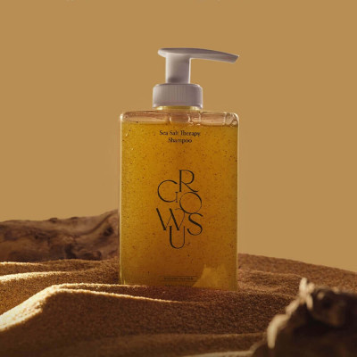 Отшелушивающий шампунь с морской солью GROWUS Sea Salt Therapy Shampoo 500 мл