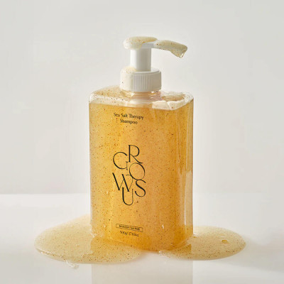 Отшелушивающий шампунь с морской солью GROWUS Sea Salt Therapy Shampoo 500 мл