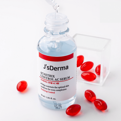 Сыворотка с цинком для проблемной кожи JsDerma Anti Ac Serum Acnetrix Niacinamide 8% Zn-PCA 1%, 30 ml