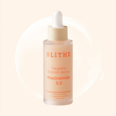 Корректирующая сыворотка с ниацинамидом BLITHE Targeted Blemish Serum Niacinamide 5.0 30ml