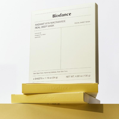 Biodance Гидрогелевая маска для сияния Radiant Vita Niacinamide Real Deep Mask