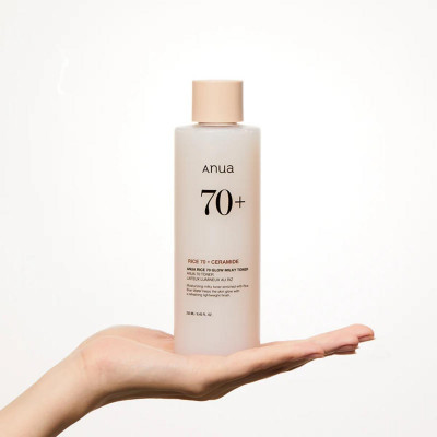 Молочный тонер для сияния кожи с рисом Anua Rice 70 Glow Milky Toner 250 мл