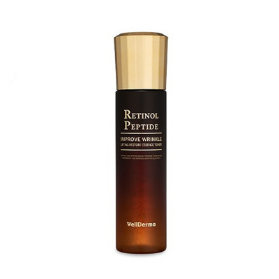 Антивозрастной лифтинг тонер с ретинолом и пептидами Wellderma Retinol Peptide Lifting Restore Toner 150 мл