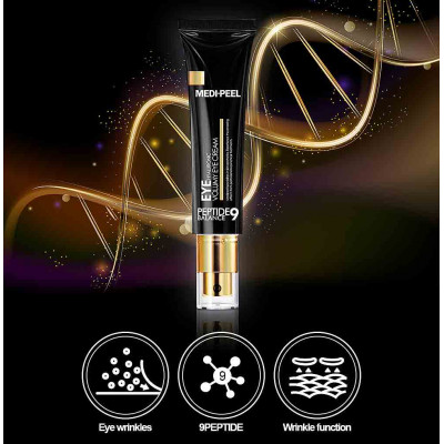 Крем с пептидами для зоны вокруг глаз от Medi-Peel PEPTIDE 9 HYALURONIC VOLUMY EYE CREAM 40ml