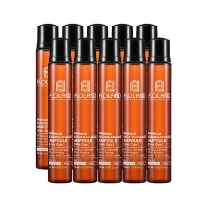 Филлеры для восстановления волос с кератином Floland Premium Keratin Change Ampoule 13 мл